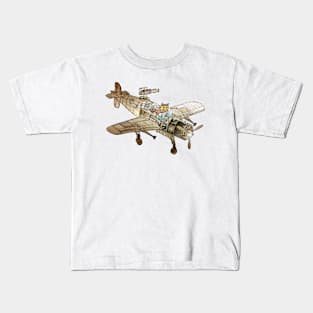 Flying Cat Kids T-Shirt